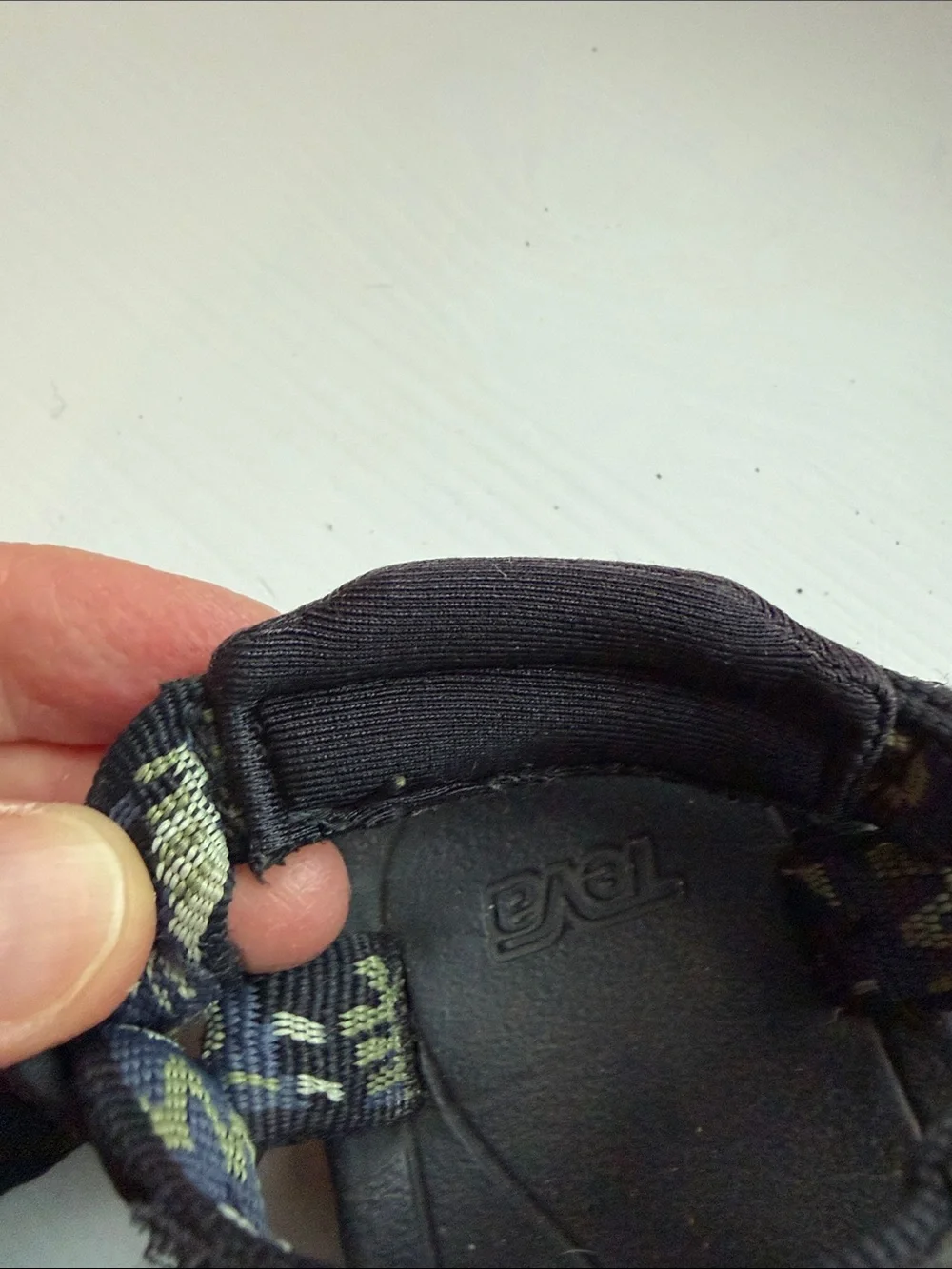 Teva Kids Black Sandals with Patterned Straps